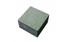 Geslepen 15x15 cm groen