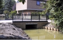 Duikerbrug bemetseld