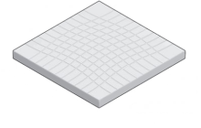 Sierplaten met motief