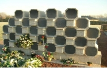 Columbariumelement achtkant