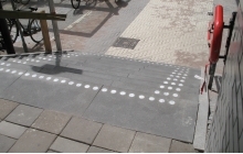 Markering op traptreden