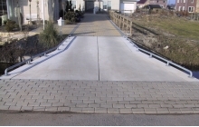 Rotterdam Nesselande Ypsiolonbrug lengte 7.55 m, breedte 3.16/4.66 m